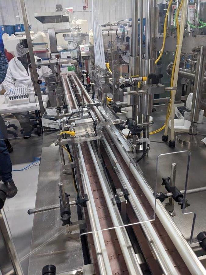 Used National Instrument Filamatic 10 Piston Vial Piston Filler/Capper, Sanitary