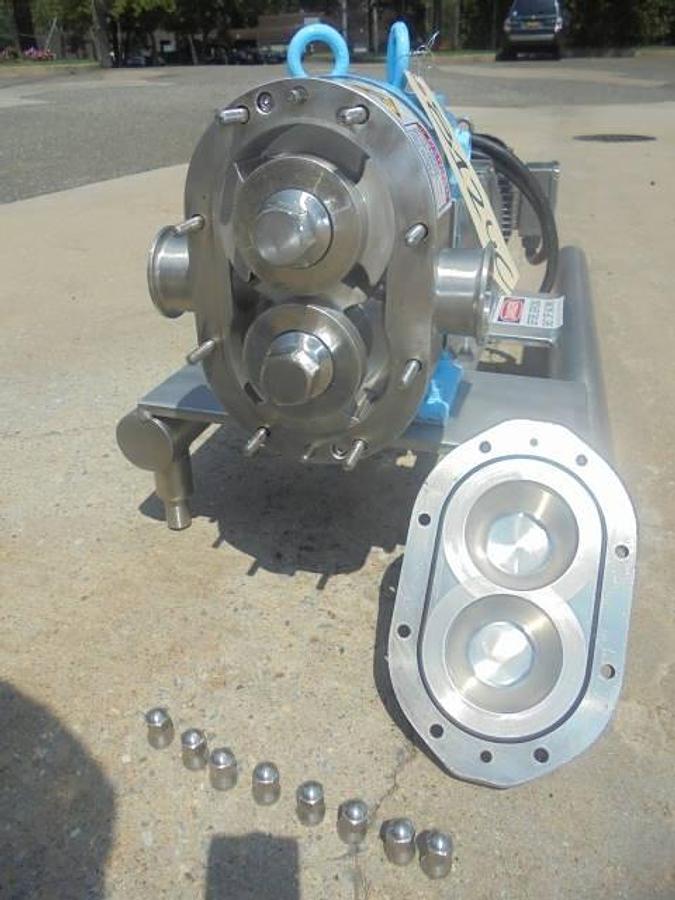 Used SPX Waukesha/Cherry Burrell 040 U2  Jacketed Positive Displacement Pump,  3HP motor