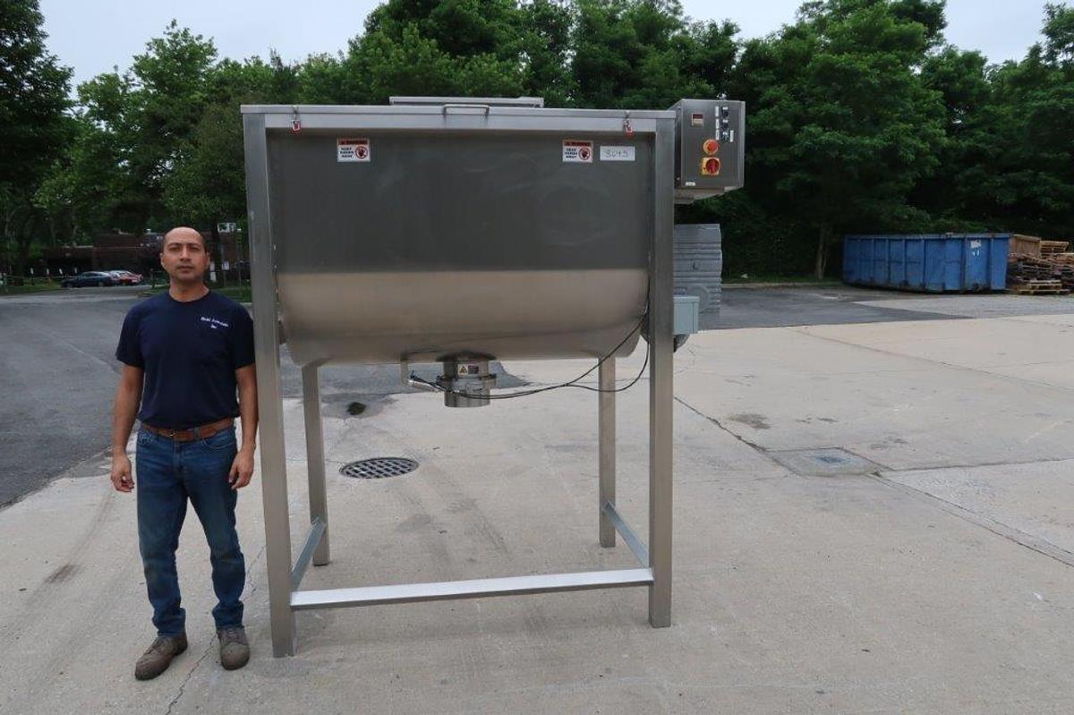 Used 35 Cu Ft. JDA Stainless Steel Double Ribbon Blender, Pharmaceutical Use