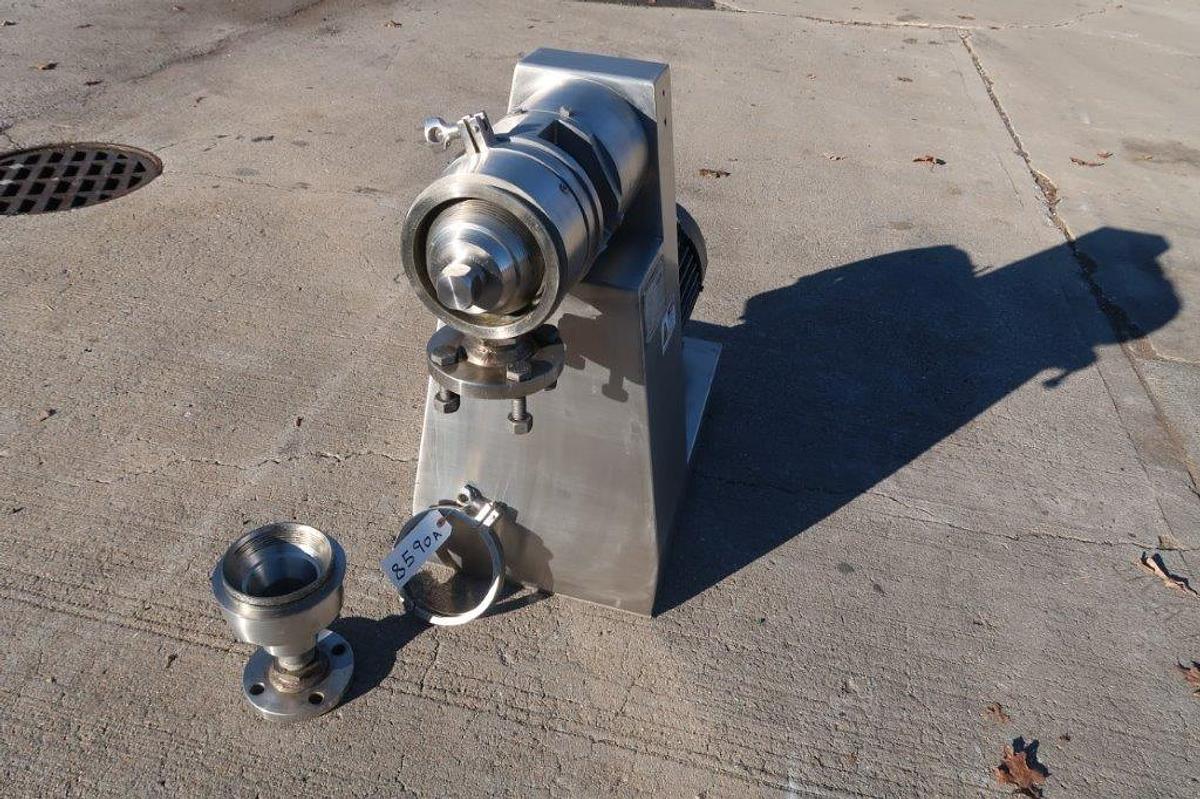 Used Bematek 10HP Stainless Industrial Homogenizing Colloid Mill, 10HP, XP