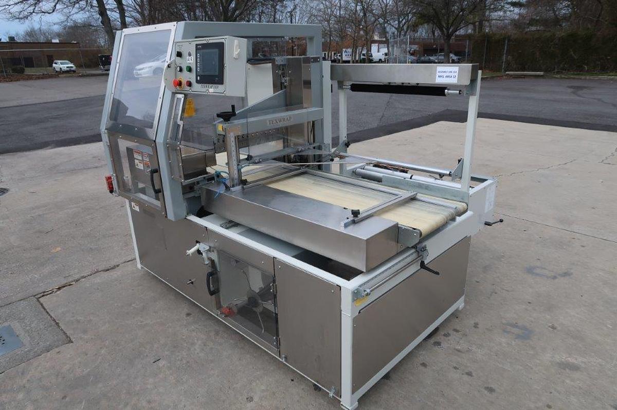 Used Texwrap 1810EH Side Seal Automatic Shrink Wrapper, Single Phase