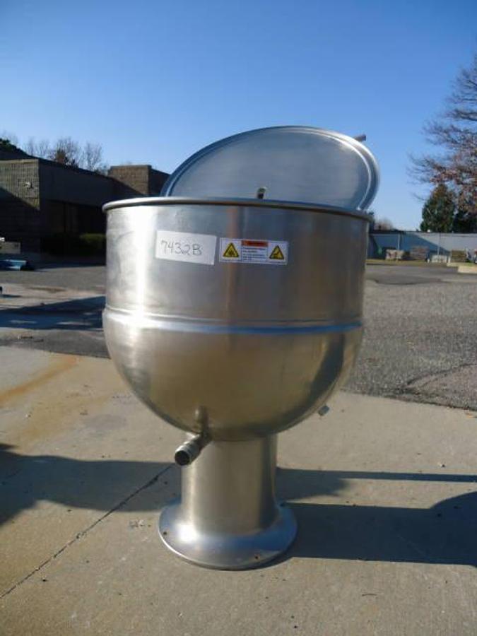 Used 60 Gallon Groen Stainless Kettle, 40 Psi Jacket