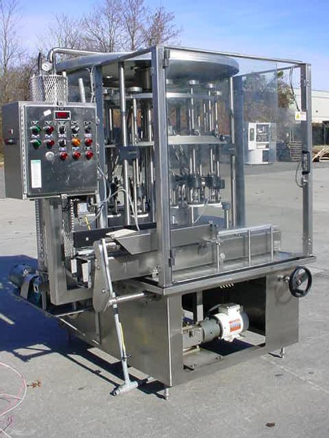 Used Us Bottlers Va-16-Ls Rotary Liquid Filler, Stainless Steel