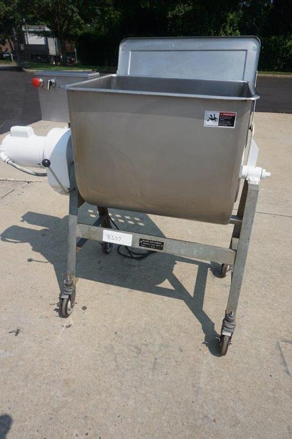 Used Leland 200 Lb. Stainless Steel Double Action Mixer, Portable