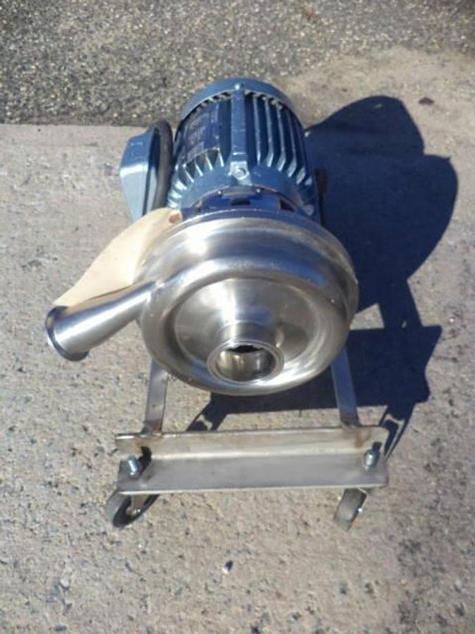 Used 3 In. X 2 In. Stainless Steel Sanitary Centrifugal Pump, 2 HP