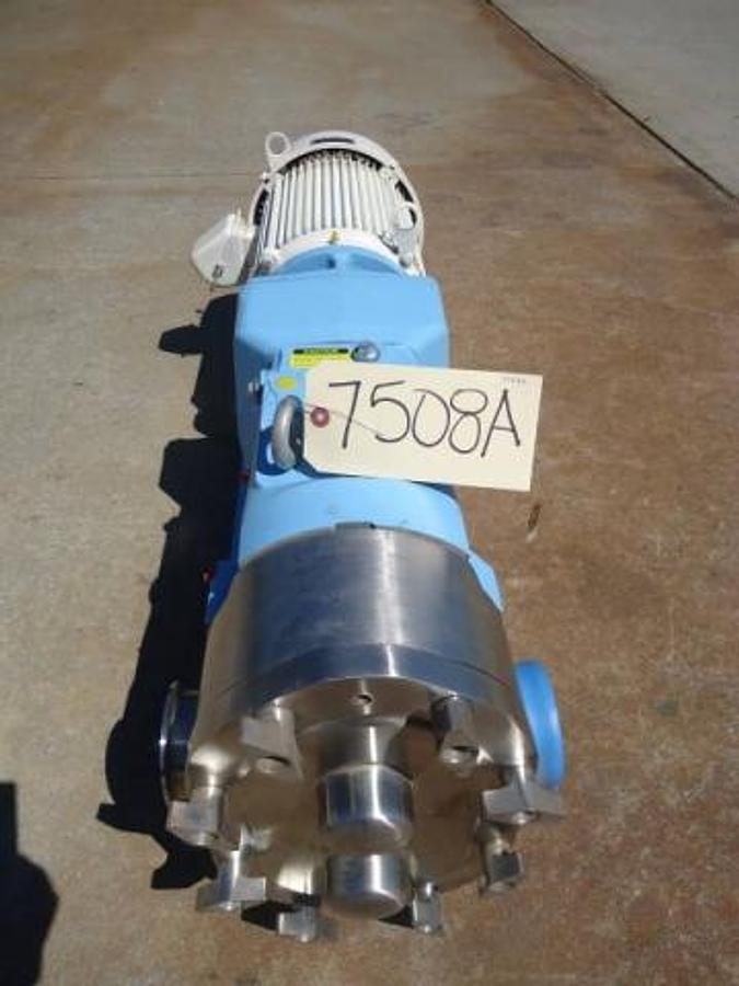 Used Waukesha 130 Stainless Positive Displacement Pump, 5 Hp