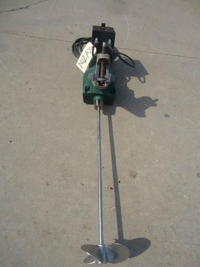 Used Lightnin 1/3 Hp Clamp On Variable Speed Mixer, Single Phase