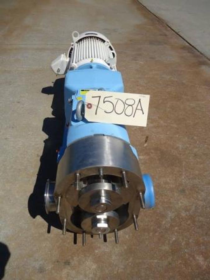 Used Waukesha 130 Stainless Positive Displacement Pump, 5 Hp