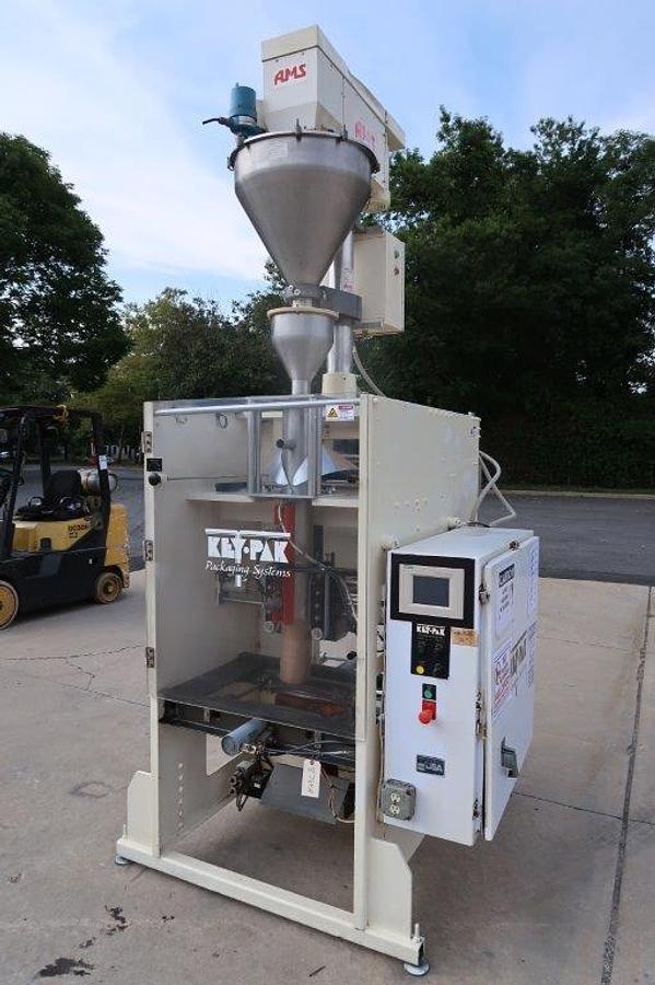 Used Key-Pak Vertical Form, Fill, and Seal Machine, Auger Head