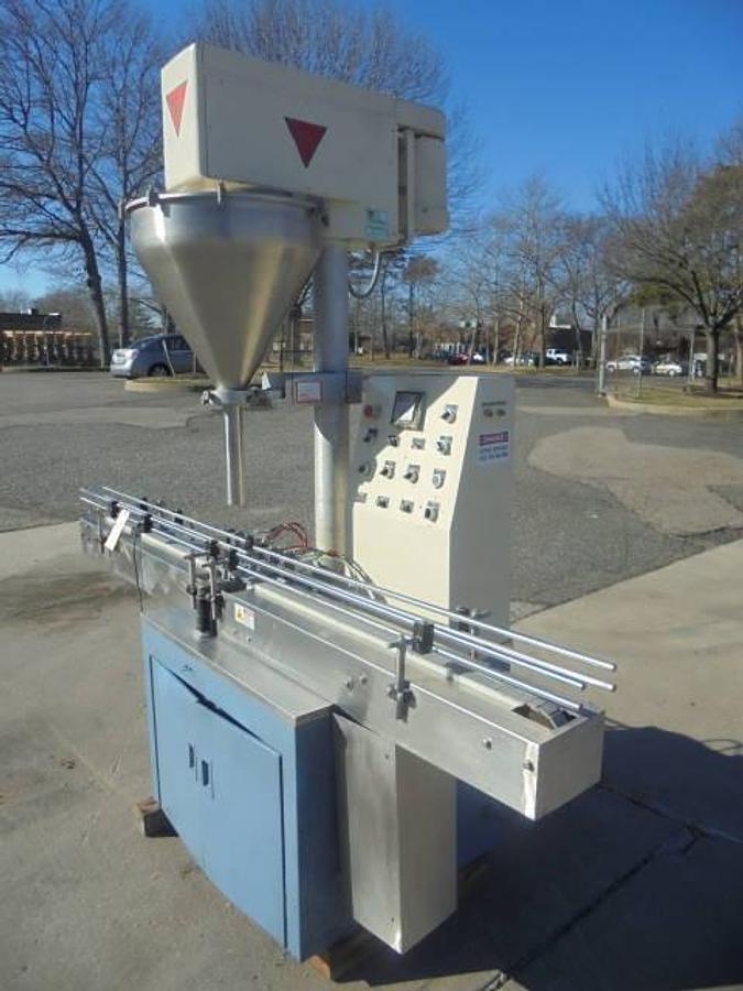 Used All Fill SHA-100 Automatic Powder Filler With Conveyor