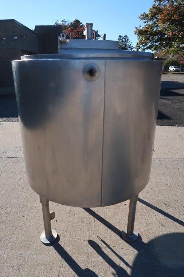 Used 200 Gallon Tolan 316 Stainless Jacketed Kettle/Tank, 150PSI Jacket