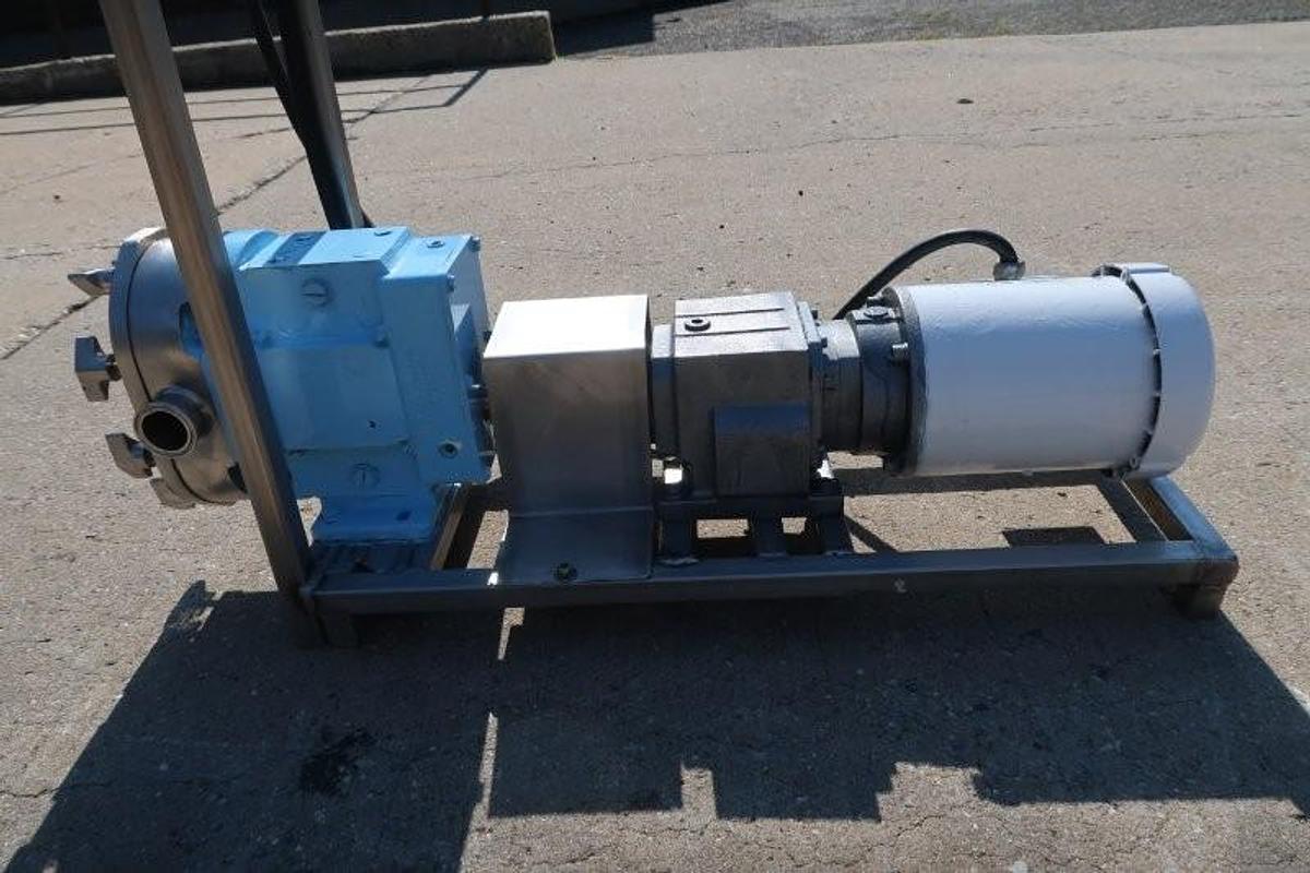 Used Wright Flow Technologies SS Positive Displacement Pump