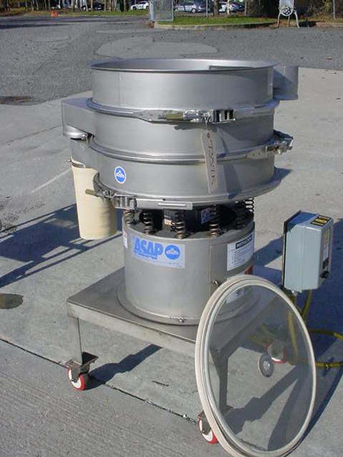 Used Sweco 24″ Stainless Steel Vibratory Screener, Two Deck