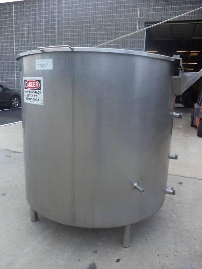 Used 300 Gallon Type 316 SS jacketed tank