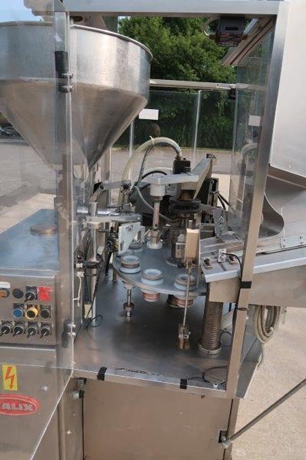 Used Kalix KX 600 Plastic Tube Filler/Sealer, Hot Air