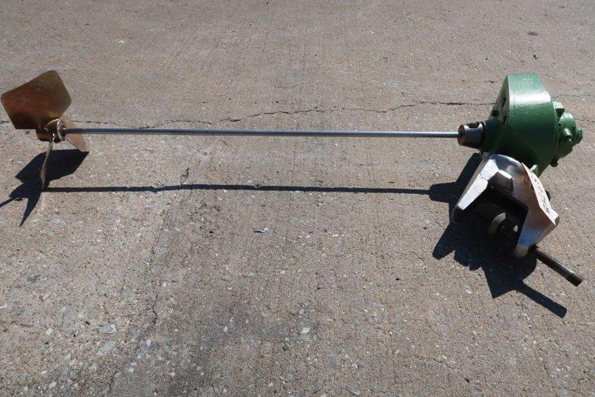 Used Lightnin Air Operated Clamp-On Agitator, 36 In. Shaft