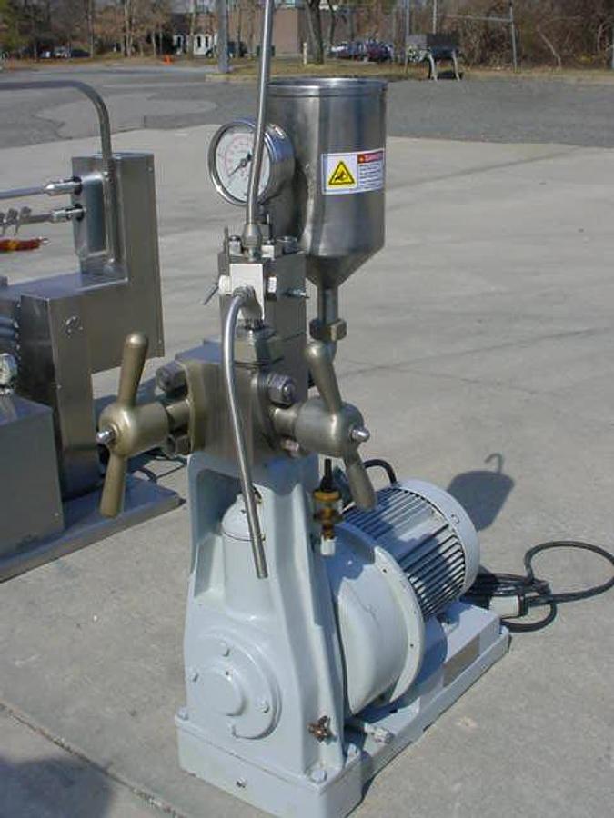 Used Manton Gaulin 15m-8tba Two Stage Lab Homogenizer