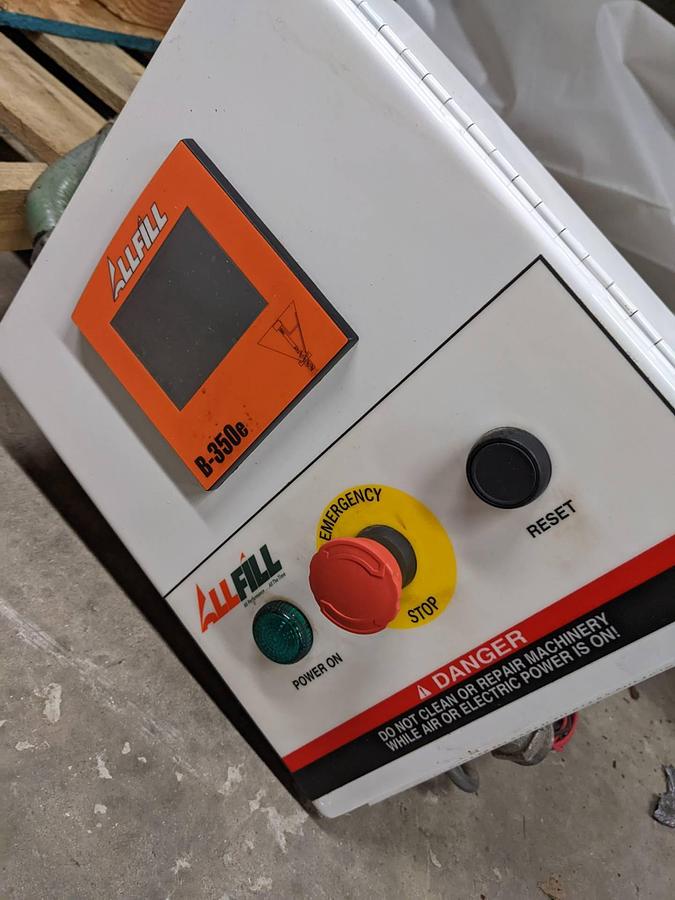 Used All-Fill Pedestal Mounted Single Head Auger Filler