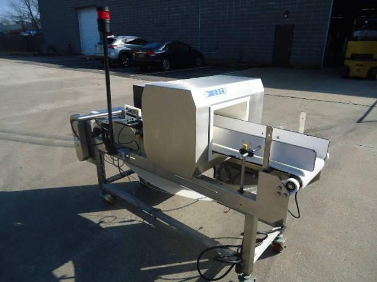 Used Loma/Lock Conveyorized Stainless Steel Metal Detector, 13.75 In. X 8.5 In.