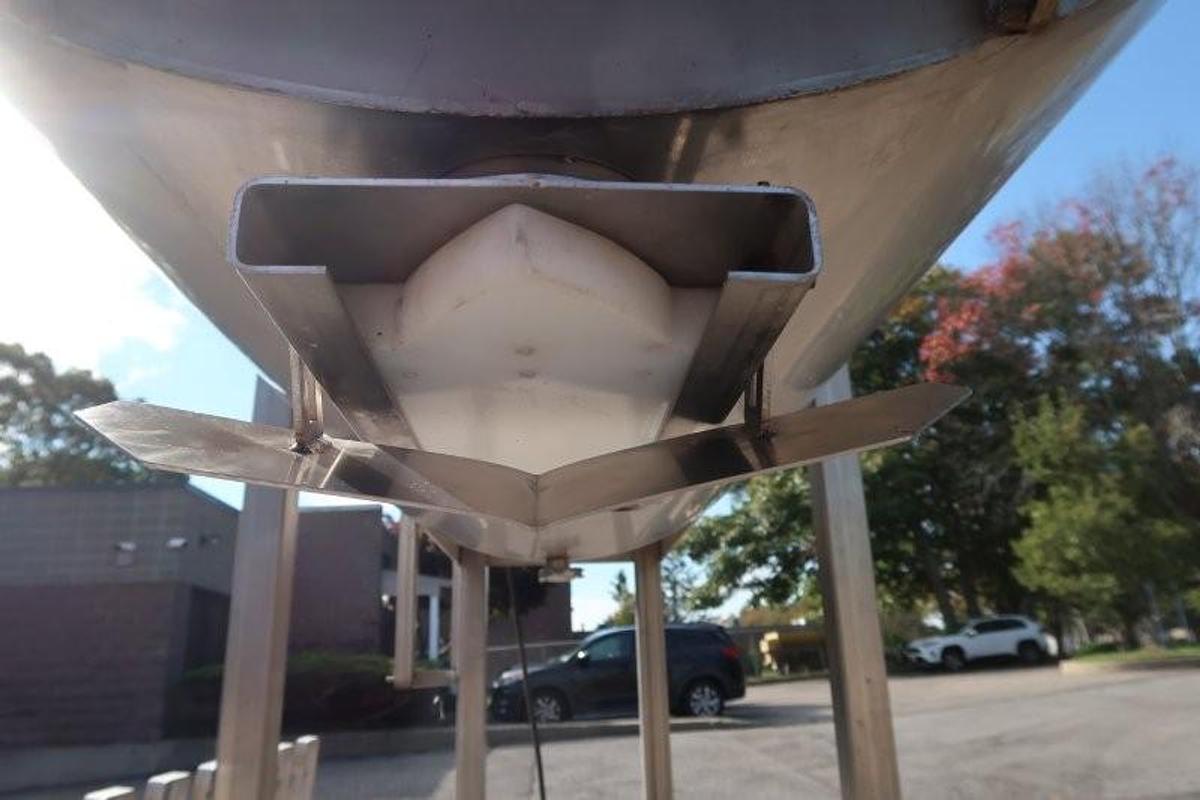 Used Horizontal Stainless Steel Double Ribbon Blender