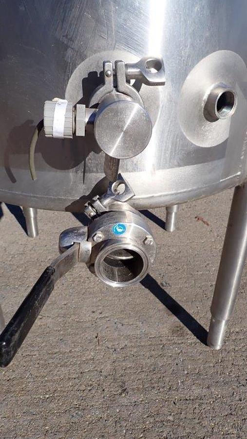 Used 100 Gallon 316 Stainless Sanitary Tank