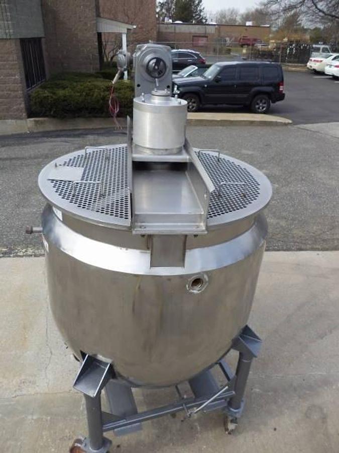 Used 300 Gallon Lee Jacketed Double Motion Kettle, 316 Stainless Steel