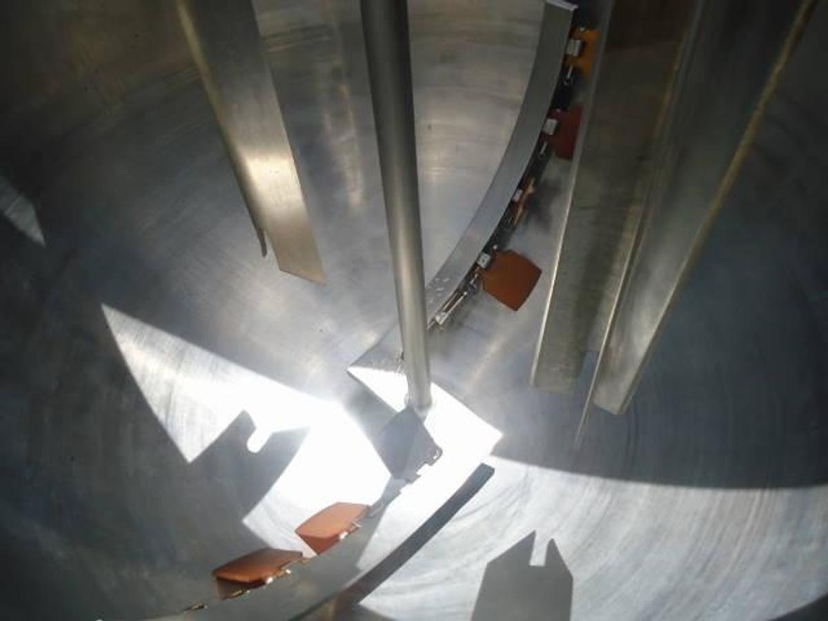 Used 150 Gallon 316 Stainless Steel Tilt Ketle With Scraper Agitation, 125psi Jacket