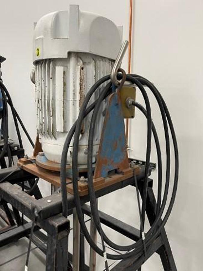 Used Silverson 25HP Explosion Proof “Drop-In” High Shear Mixers, (3)
