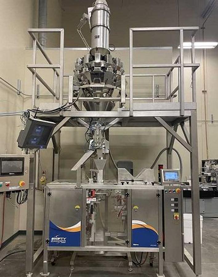 Used WeighPack PrimoCombi Multi-Head Filler/Bagging System