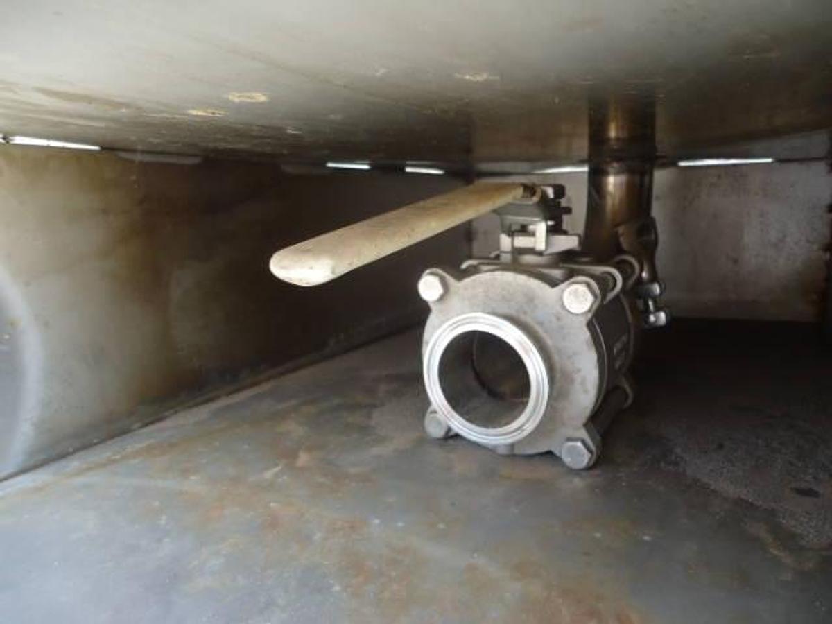 Used Clawson/Sta-brite stainless stackable totes, (2)