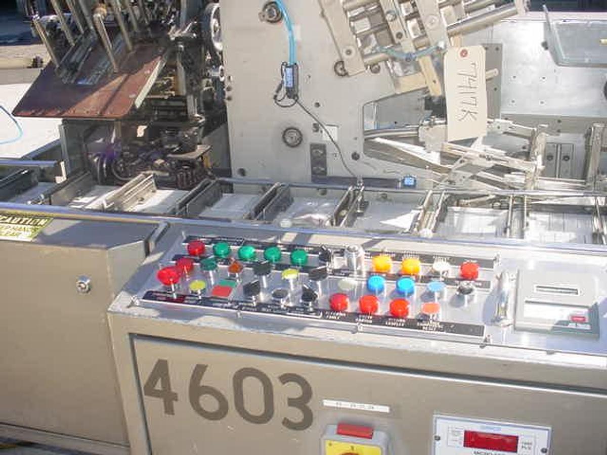 Used Iwka Horizontal Tube Cartoner With Leaflet Inserter