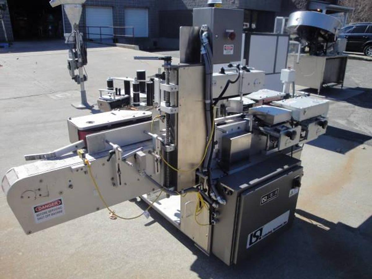 Used Lsi Pressure Sensitive Spot & Wrap Around Labeler With Norwood Coder