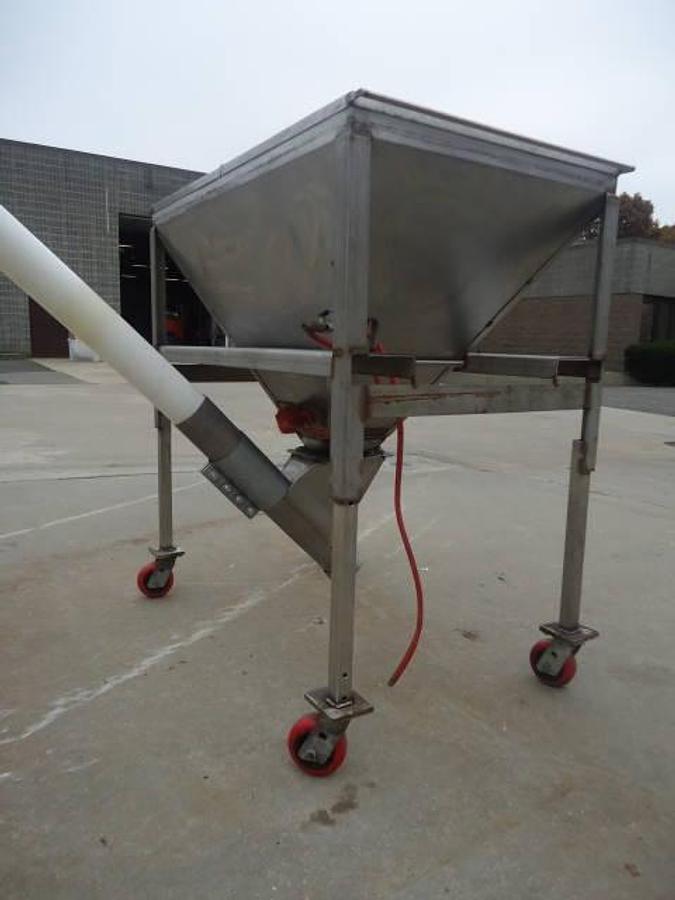 Used Hapman 4 In . Diameter Flexible Screw Conveying System