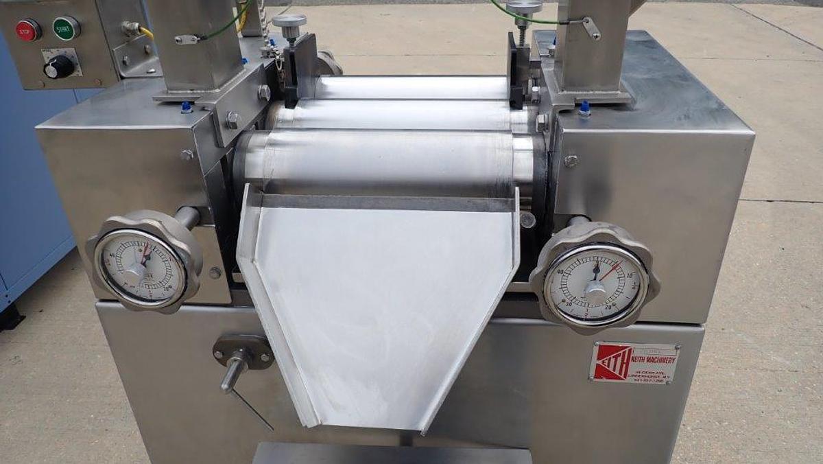 Used Keith/Anthony 5 x 12 Three Roll Mill