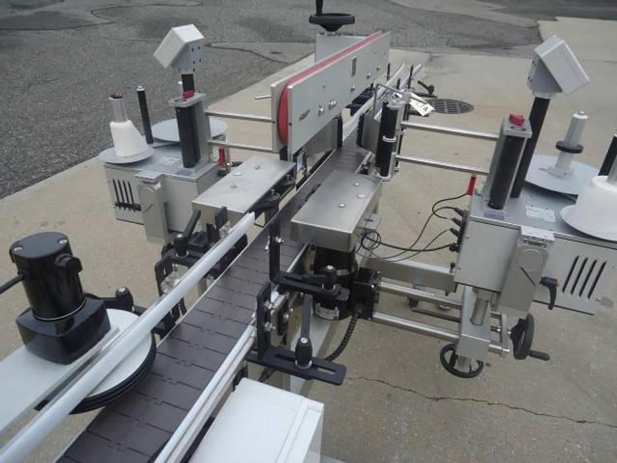 Used Quadrel “Moduline”” Front & Back Automatic Labeler, Manufactured In 2012