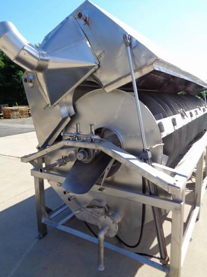 Used Hughes 48 In. Diameter Continuous Rotary Blancher/Cooker