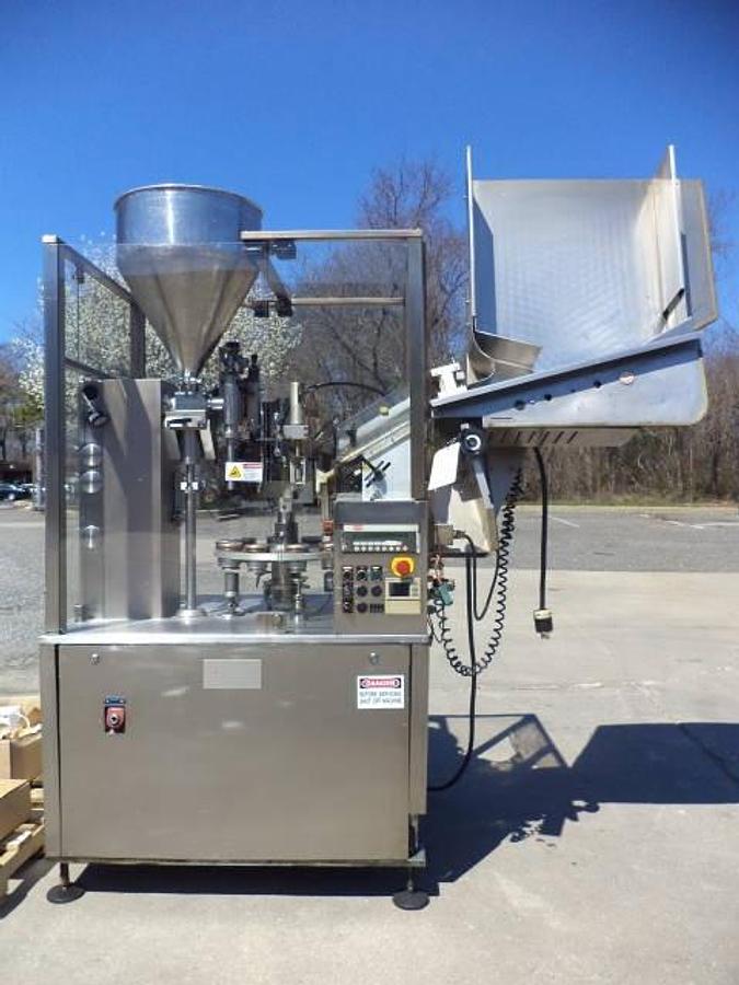 Used Kalix KX700 Tube Filling and Sealing Machine, Upgraded PLC