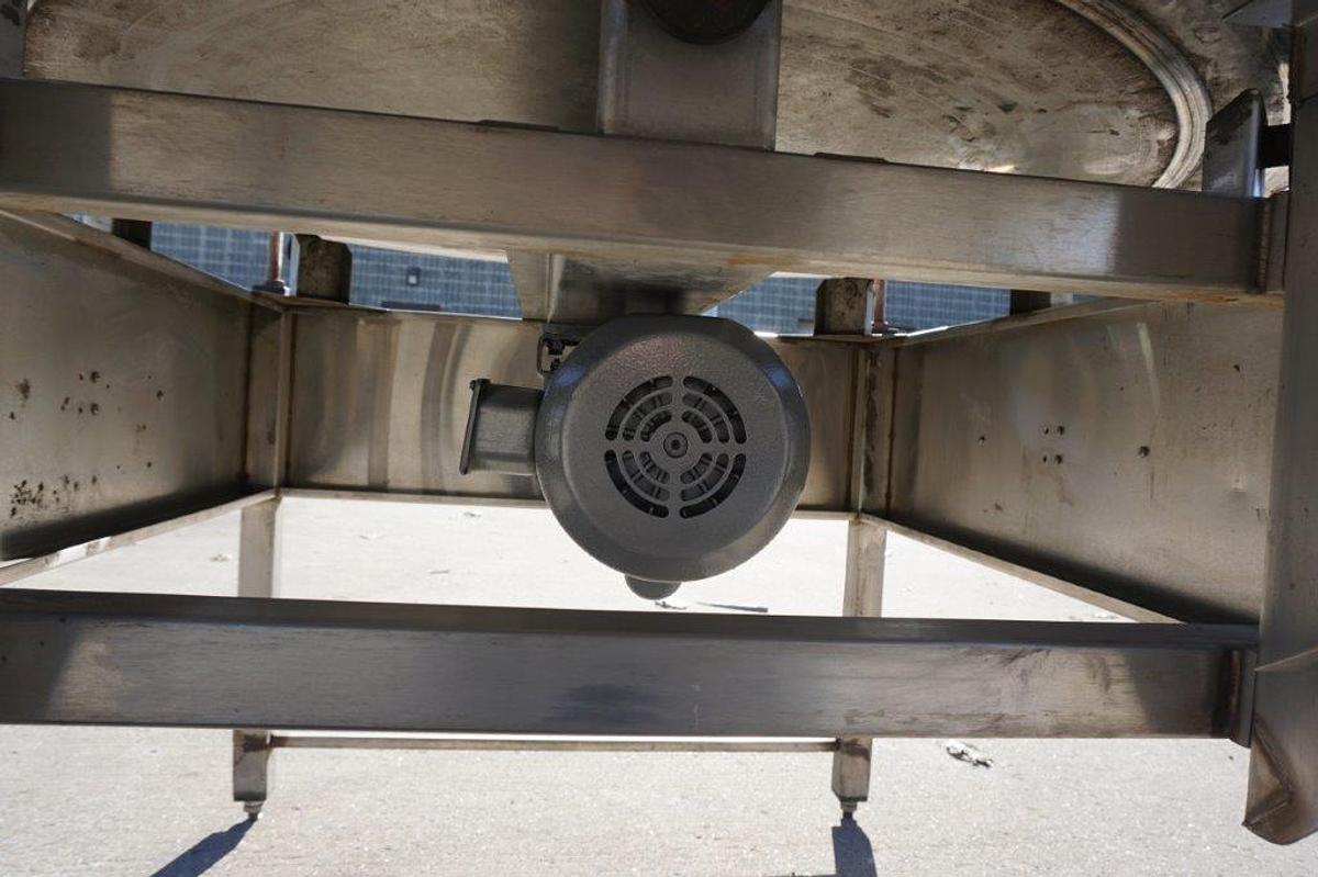 Used PackWest 48 In. Diameter Stainless Steel Rotary Unscrambling/Accumulating Table