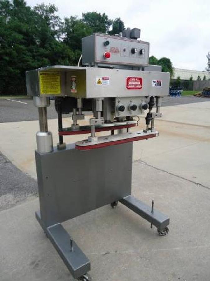 Used Kaps-All F-6-S Six Spindle Cap Tightener
