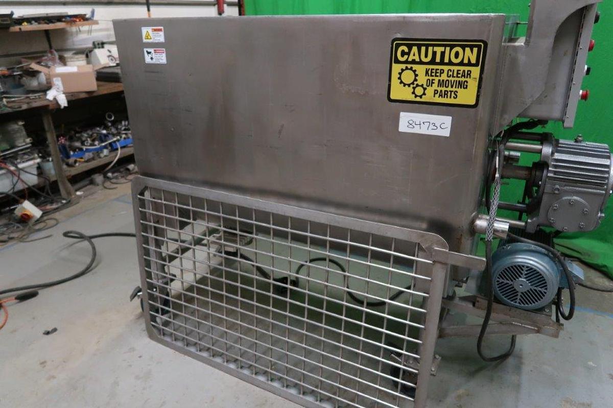 Used 20 Cu. Ft. Will-Flow Stainless Horizontal Paddle Blender with Scrapers, 135 PSI Jacket