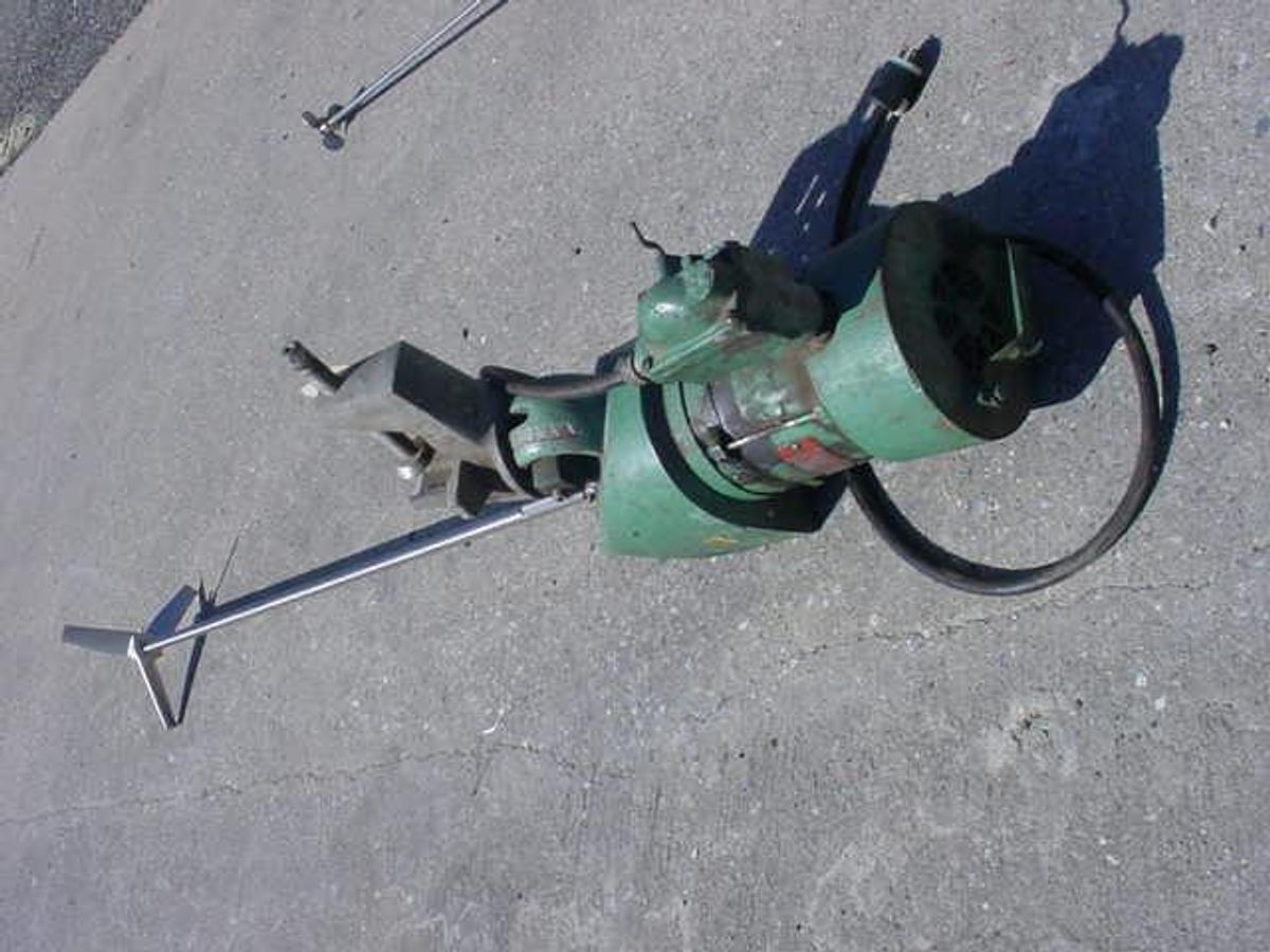 Used Lightnin 1/2 Hp Single Phase Portable Mixer, Explosion Proof