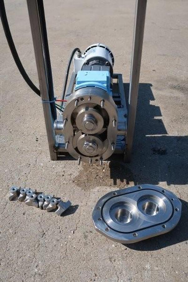 Used Wright Flow Technologies SS Positive Displacement Pump