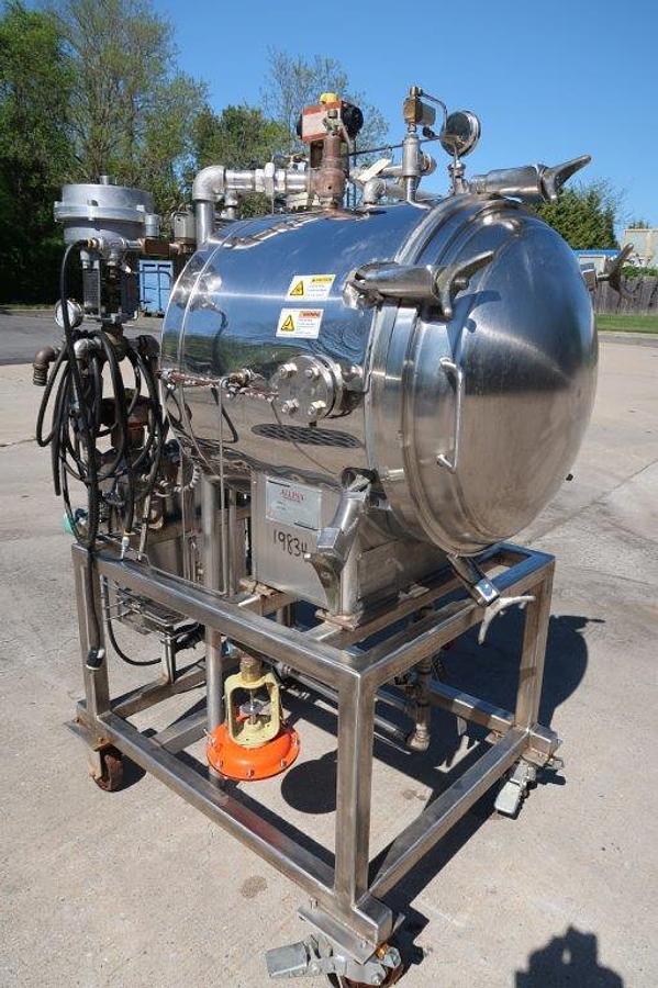 Used Allpax 2402 Horizontal Retort/Autoclave, SS Base