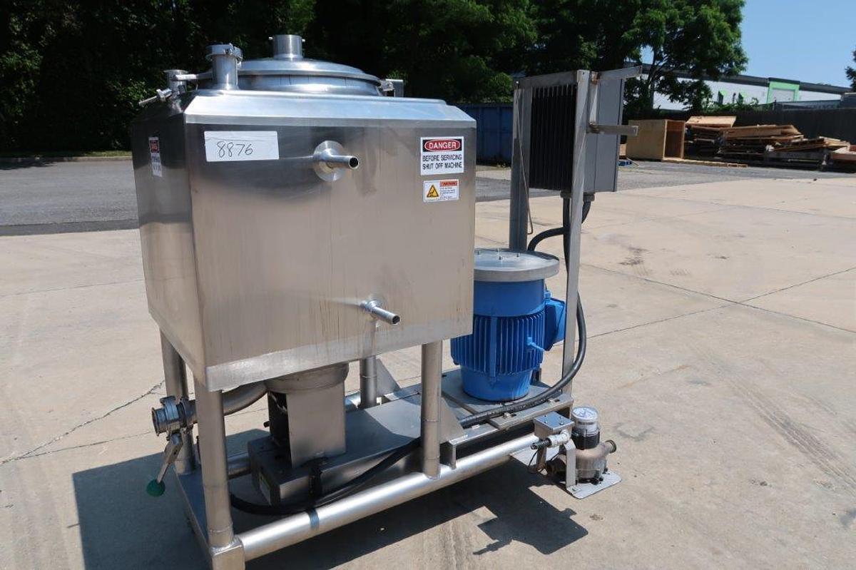 Used Breddo 50 Gallon SS Jacketed Likwifier, VFD