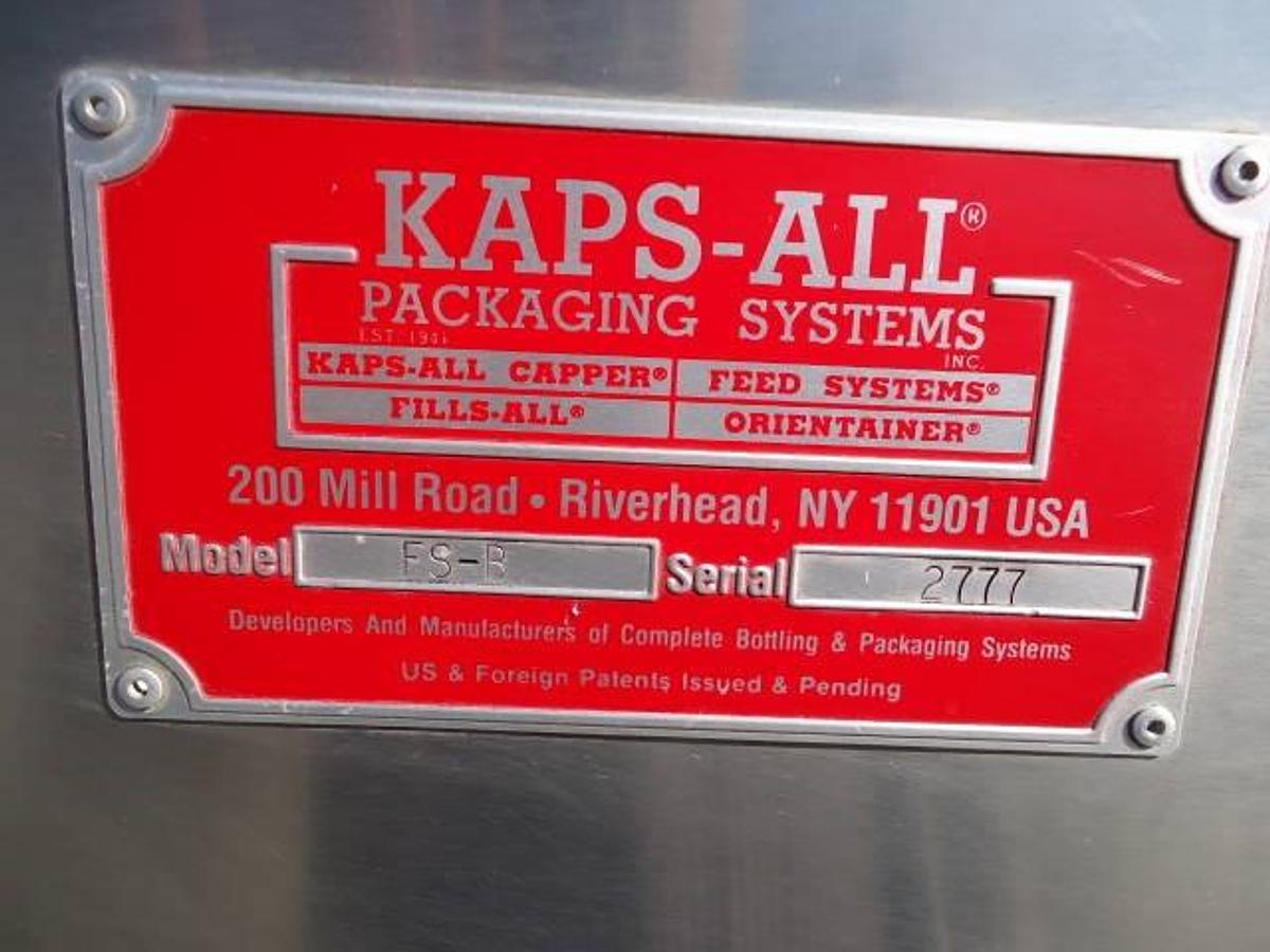 Used Feed Systems Inclined Cap Elevator/Feeder, Stainless Steel