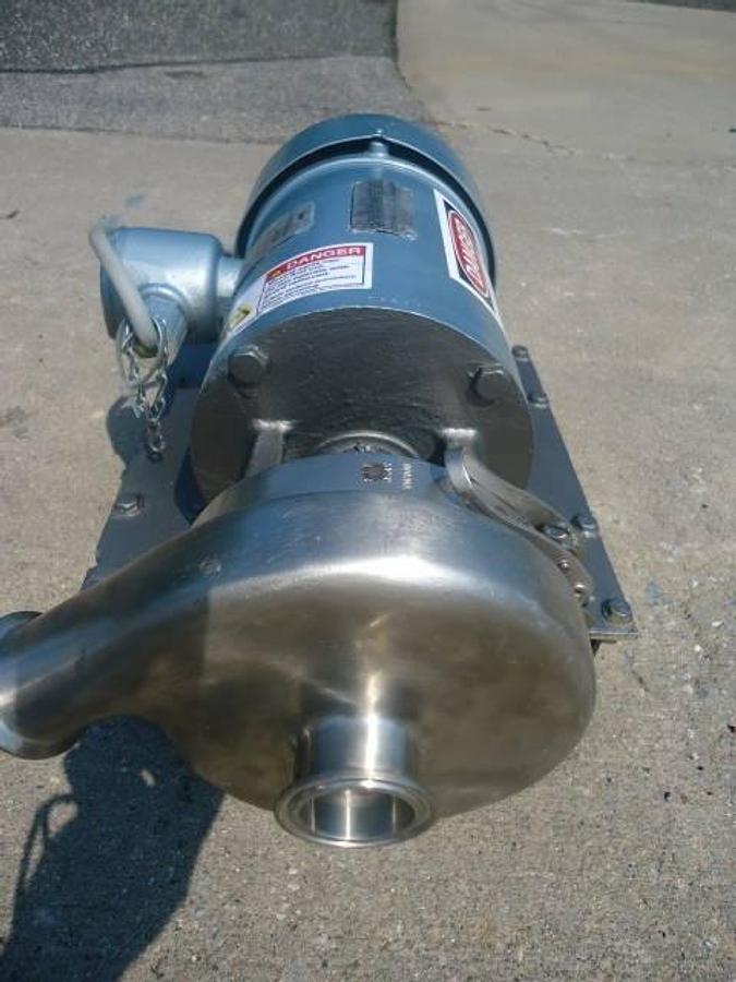 Used Tri Clover Approx. 1-1/2 In. X 1-1/2 In. Sanitary Centrifugal Pump