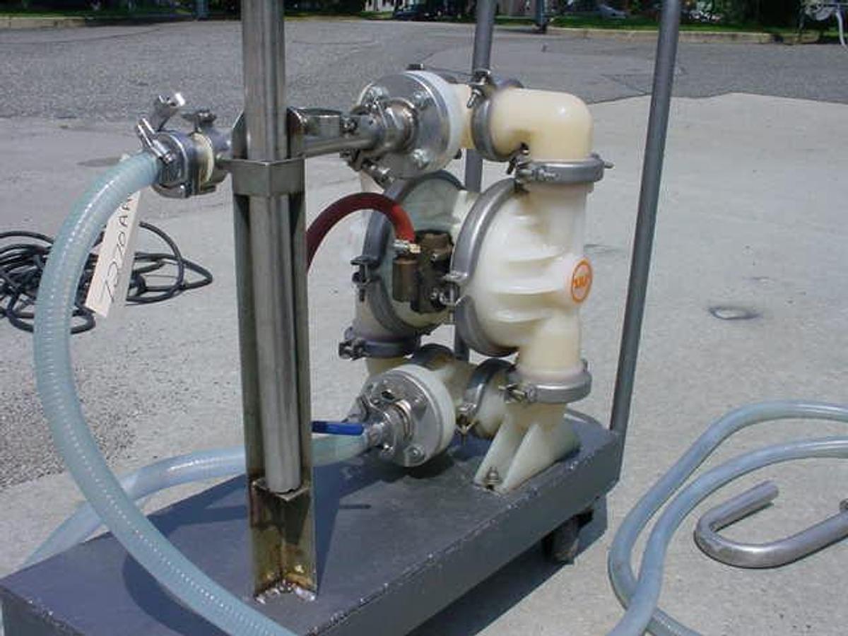 Used Wilden 2″ Double Diaphragm Pump, Portable
