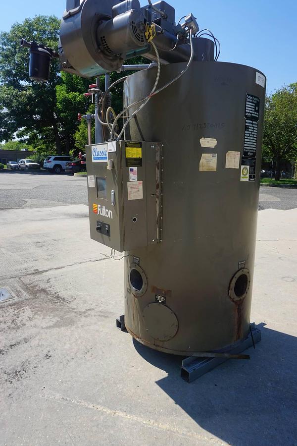 Used Fulton FB-020-A Fuel Fired Steam Boiler, Natural Gas