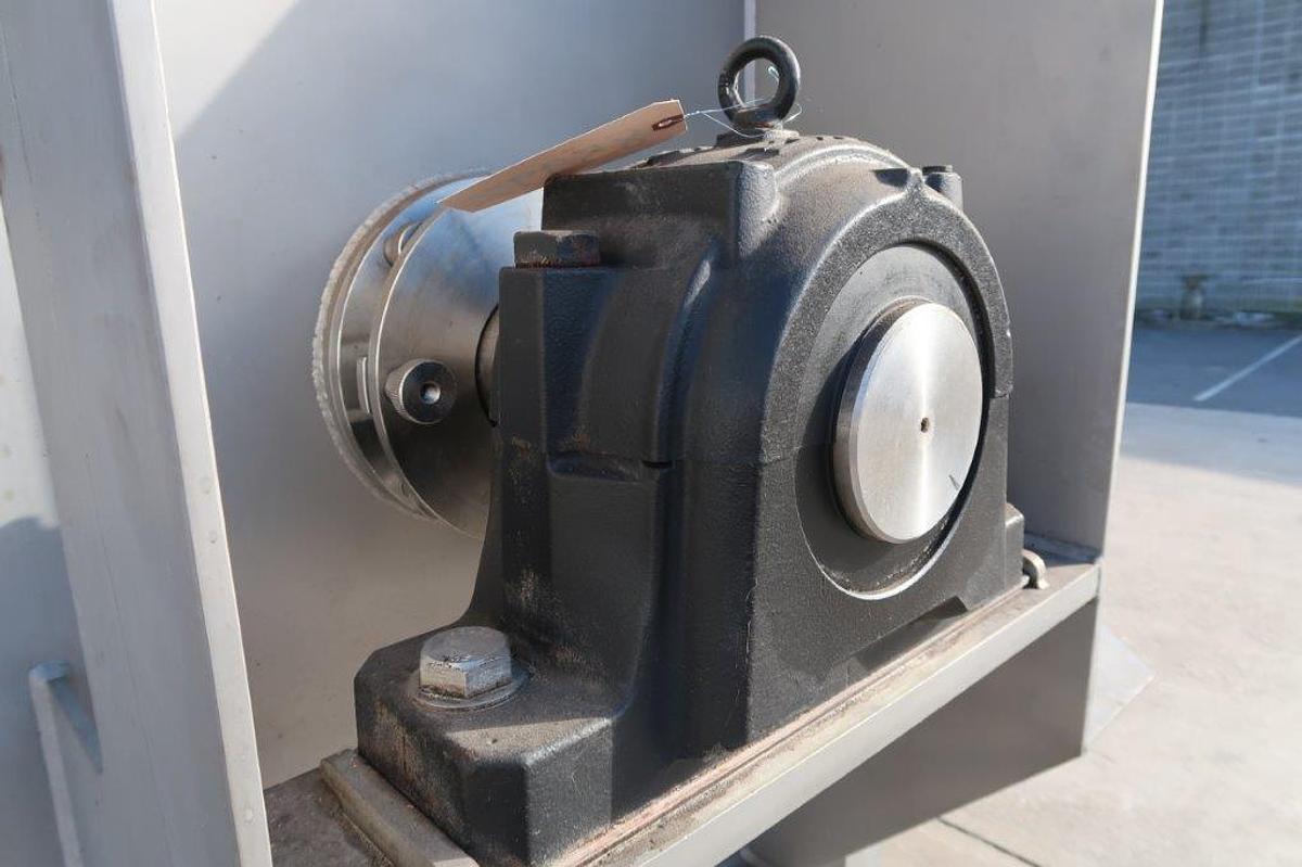 Used 120 Cu. Ft. A&M Process 316 Stainless Double Ribbon Blender, 40HP