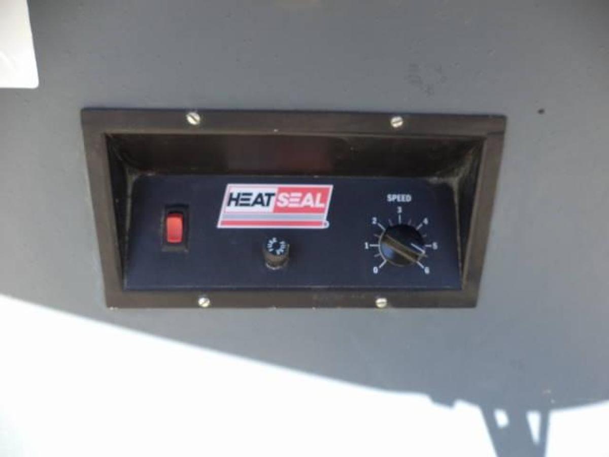 Used 48 inch diameter Heat Seal Rotary unscrambling/accumulating table, variable speed